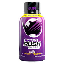 Rhino Rush Energy Original Grape 2 oz Energy Shot